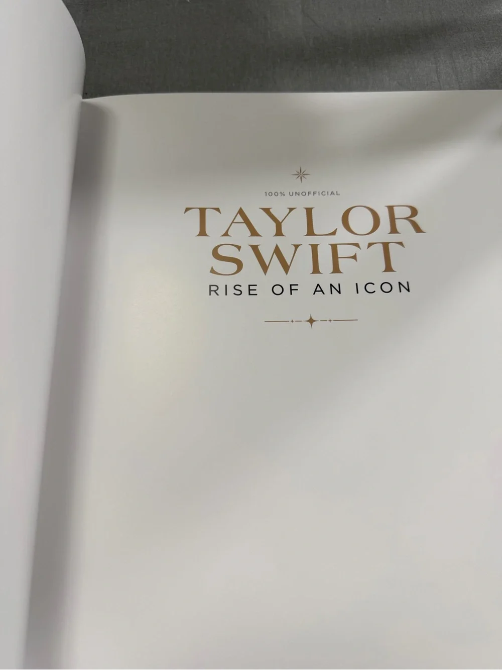 Taylor Swift Blue and Gold 'Rise of an Icon' Coffee Table Book